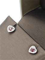 Ohrringe Bliss Dame Lumina in Weißgold Rubino 0.14 Ct 20082478 - 20082478